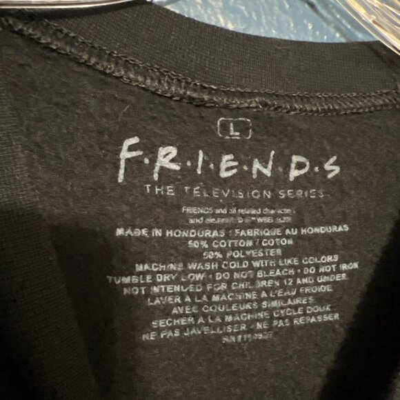 Friends TV Show Womens Sweatshirt Black L - Picture 4 of 5